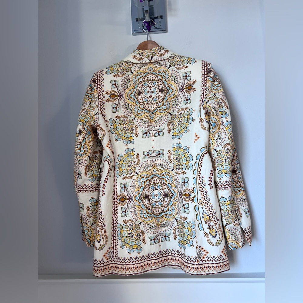 Zara Multicolor Patterned Jacket size S - image 6